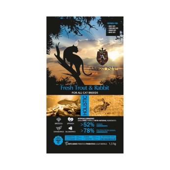 AMBROSIA GRAIN FREE ADULT CAT STERILISED FRESH TROUT AND RABBIT 1.5kg AMBROSIA GRAIN FREE ADULT CAT STERILISED FRESH TROUT AND RABBIT 1.5kg