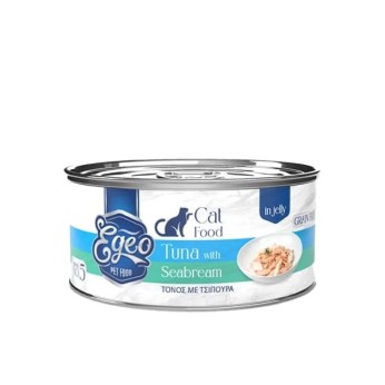 EGEO ADULT CAT ΤΟΝΟΣ ΚΑΙ ΤΣΙΠΟΥΡΑ ΣΕ ΖΕΛΕ 85gr EGEO ADULT CAT ΤΟΝΟΣ ΚΑΙ ΤΣΙΠΟΥΡΑ ΣΕ ΖΕΛΕ 85gr