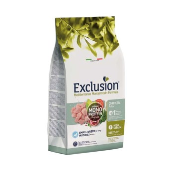 EXCLUSION MEDITERRANEO NOBLE GRAIN CHICKEN MATURE DOG SMALL BREEDS 2kg EXCLUSION MEDITERRANEO NOBLE GRAIN CHICKEN MATURE DOG SMALL BREEDS 2kg