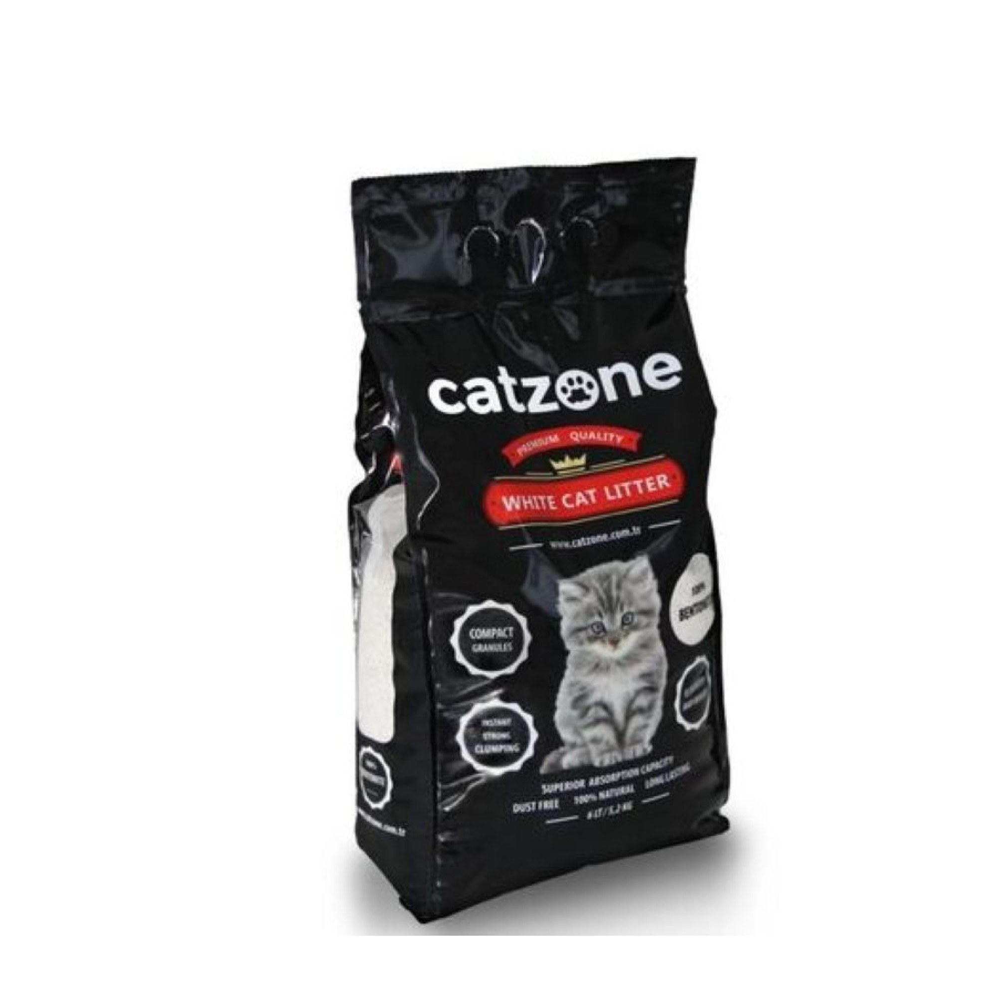 CATZONE CAT LITTER CLUMPING COMPACT NATURAL 12lt