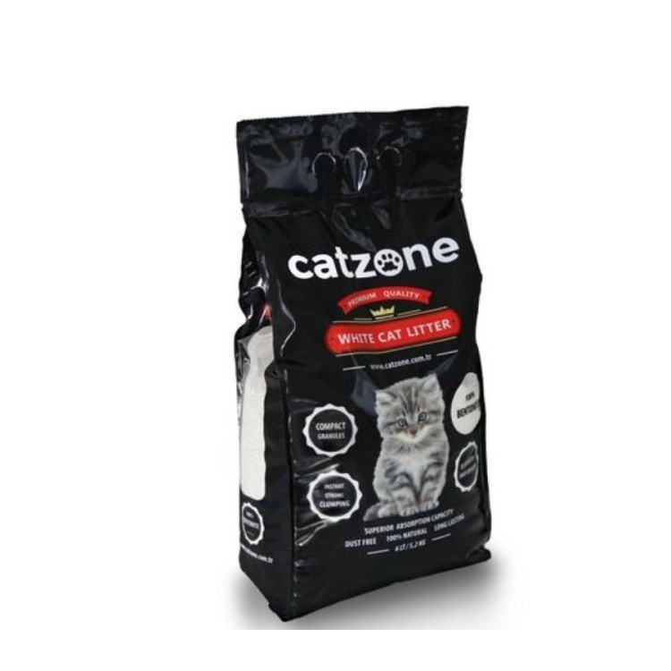 CATZONE CAT LITTER CLUMPING COMPACT NATURAL 12lt