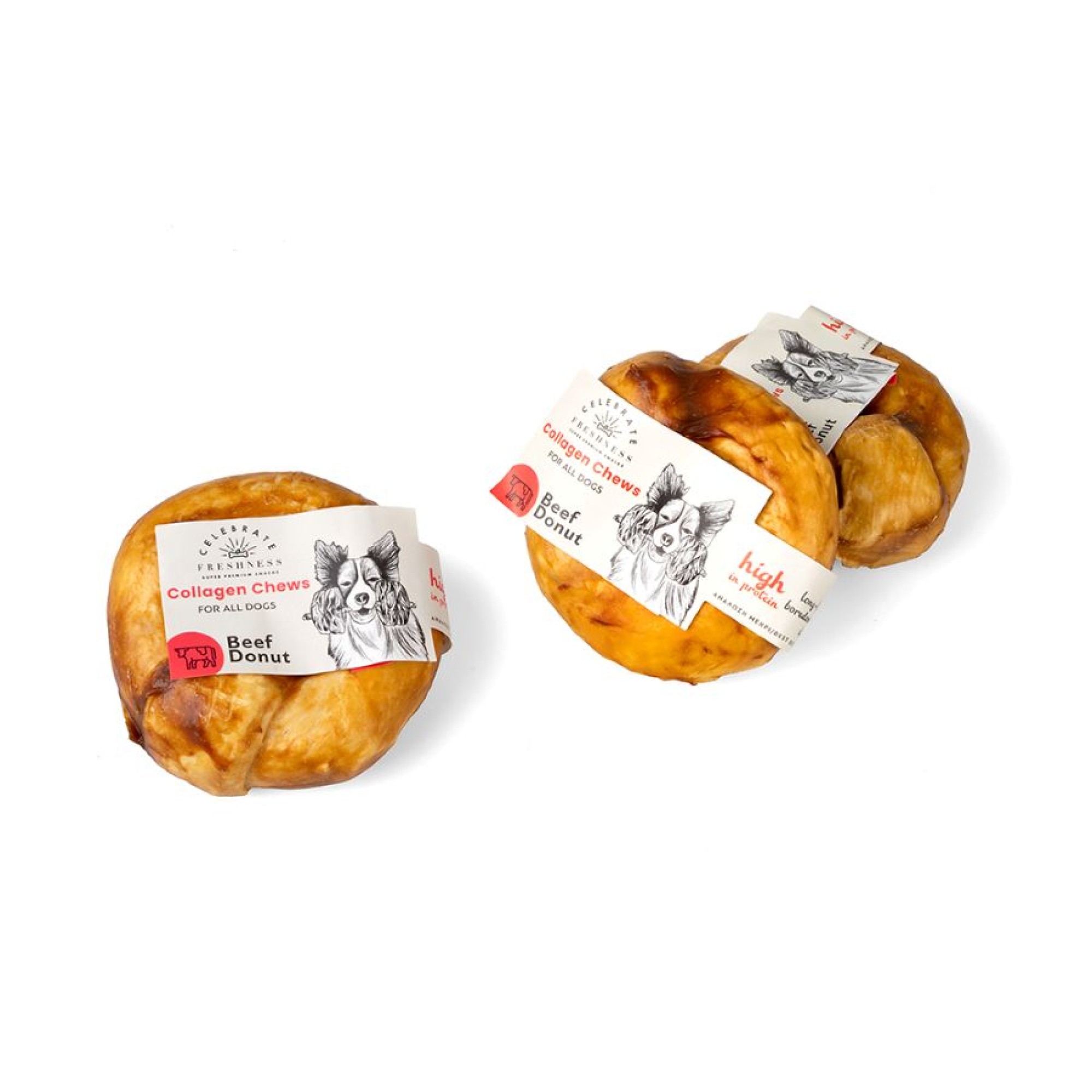 CELEBRATE FRESHNESS COLLAGEN BEEF DONUT 1x10cm