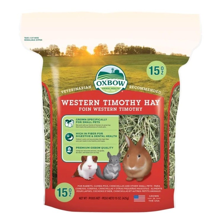OXBOW WESTERN TIMOTHY HAY ΧΟΡΤΟ 425gr OXBOW WESTERN TIMOTHY HAY ΧΟΡΤΟ 425gr