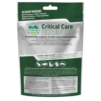 OXBOW CRITICAL CARE ANISE ΚΛΙΝΙΚΗ ΔΙΑΙΤΑ ΜΕ ΓΛΥΚΑΝΙΣΟ 141gr