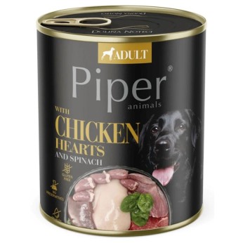PIPER ADULT DOG WET FOOD ΚΑΡΔΙΑ ΚΟΤΟΠΟΥΛΟΥ ΚΑΙ ΣΠΑΝΑΚΙ 800gr