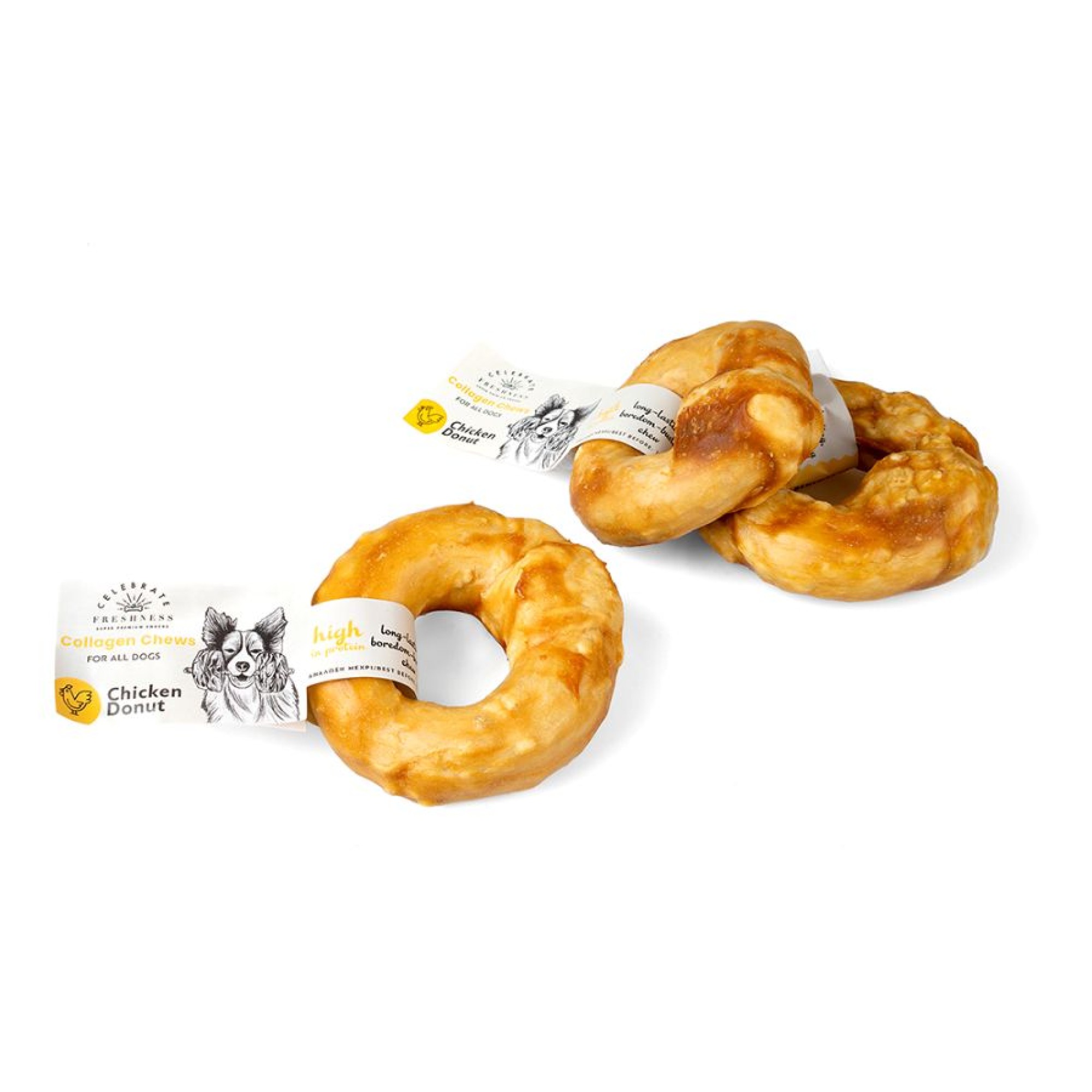 CELEBRATE FRESHNESS COLLAGEN CHICKEN DONUT 1x10cm