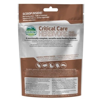 OXBOW HERBIVORE CRITICAL CARE FINE GRIND ΚΛΙΝΙΚΗ ΔΙΑΙΤΑ ΜΙΚΡΩΝ ΖΩΩΝ ΜΕ ΠΑΠΑΓΙΑ 100gr OXBOW HERBIVORE CRITICAL CARE FINE GRIND ΚΛΙΝΙΚΗ ΔΙΑΙΤΑ ΜΙΚΡΩΝ ΖΩΩΝ ΜΕ ΠΑΠΑΓΙΑ 100gr