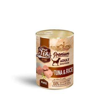 FISI ADULT DOG WET FOOD ΤΟΝΟΣ ΚΑΙ ΡΥΖΙ ΠΑΤΕ 400gr FISI ADULT DOG WET FOOD ΤΟΝΟΣ ΚΑΙ ΡΥΖΙ ΠΑΤΕ 400gr