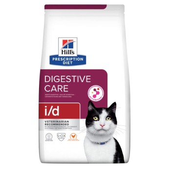 HILL'S PRESCRIPTION DIET I/D DIGESTIVE CARE ACTIVBIOME ADULT CAT CHICKEN 1,5kg HILL'S PRESCRIPTION DIET I/D DIGESTIVE CARE ACTIVBIOME ADULT CAT CHICKEN 1,5kg