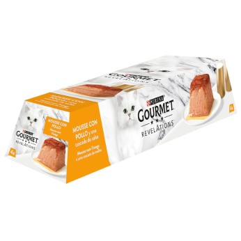 PURINA GOURMET REVELATIONS ADULT CAT ΜΟΥΣ ΜΕ ΚΟΤΟΠΟΥΛΟ 4x57gr