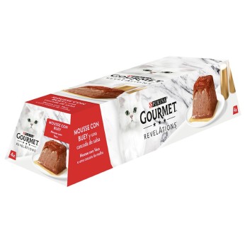 PURINA GOURMET REVELATIONS ADULT CAT ΜΟΥΣ ΜΕ ΒΟΔΙΝΟ 4x57gr PURINA GOURMET REVELATIONS ADULT CAT ΜΟΥΣ ΜΕ ΒΟΔΙΝΟ 4x57gr
