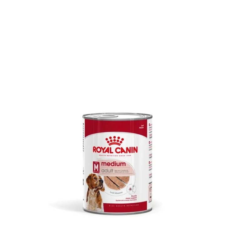 ROYAL CANIN MEDIUM ADULT DOG LOAF CAN 410gr