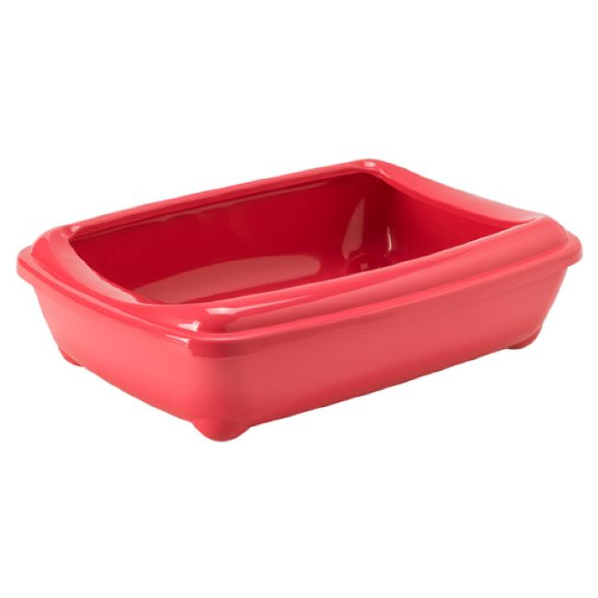 PET CAMELOT MODERNA ΑΝΟΙΧΤΗ ΛΕΚΑΝΗ ΓΑΤΑΣ ΚΟΡΑΛΙ ΜΕ ΠΡΟΣΤΑΤΕΥΤΙΚΟ ΠΛΑΙΣΙΟ 42x30cm