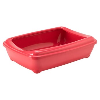 PET CAMELOT MODERNA ΑΝΟΙΧΤΗ ΛΕΚΑΝΗ ΓΑΤΑΣ ΚΟΡΑΛΙ ΜΕ ΠΡΟΣΤΑΤΕΥΤΙΚΟ ΠΛΑΙΣΙΟ 42x30cm