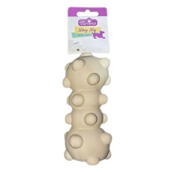PET CAMELOT LATEX BEIGE DUMBBELL SOUND ΠΑΙΧΝΙΔΙ ΣΚΥΛΟΥ 16cm