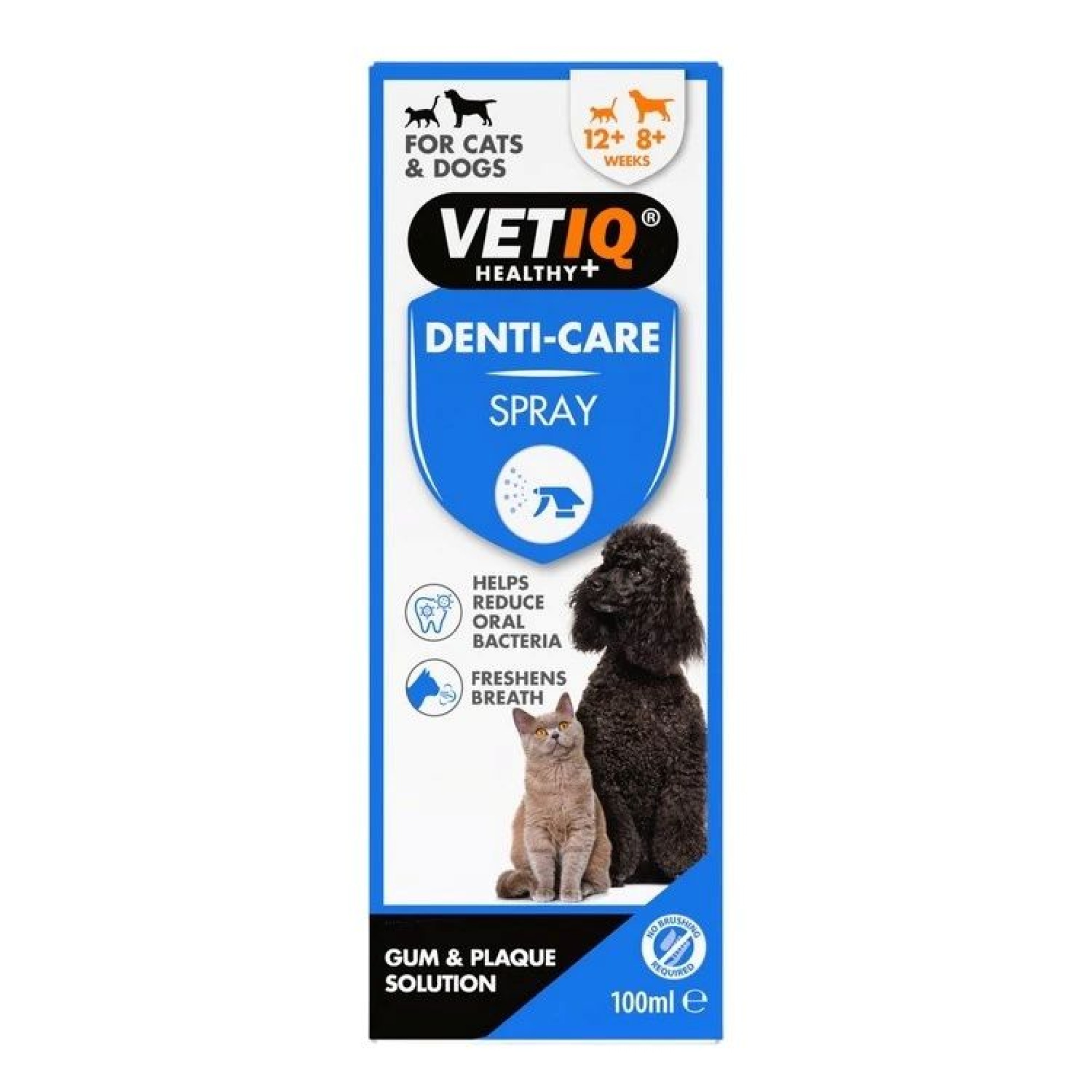 VETIQ DENTI CARE SPRAY ΓΙΑ ΠΡΟΣΤΑΣΙΑ ΟΥΛΩΝ ΚΑΙ ΔΟΝΤΙΩΝ ΓΙΑ ΣΚΥΛΟ ΚΑΙ ΓΑΤΑ 100ml