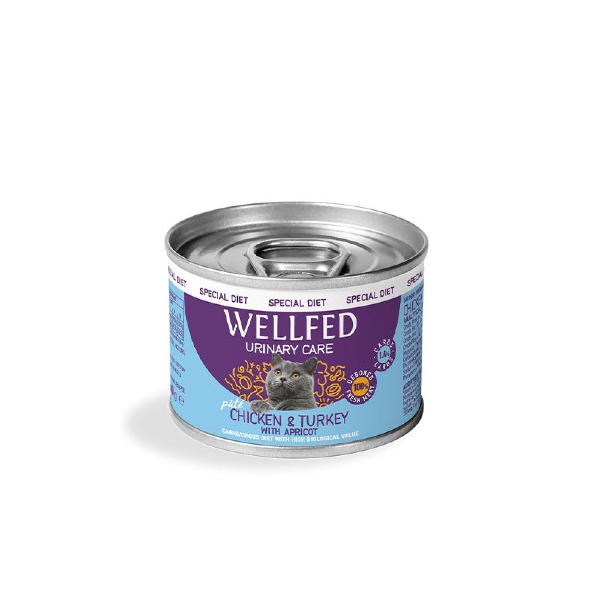 WELLFED SPECIAL DIET URINARY CARE ADULT CAT ΠΑΤΕ ΚΟΤΟΠΟΥΛΟ ΓΑΛΟΠΟΥΛΑ ΚΑΙ ΒΕΡΙΚΟΚΟ 200gr