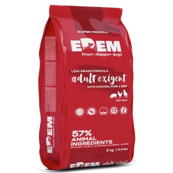 EDEM ADULT DOG EXIGENT ΚΟΤΟΠΟΥΛΟ ΧΟΙΡΙΝΟ ΚΑΙ ΒΟΔΙΝΟ 2kg KAI 500gr ΔΩΡΟ EDEM ADULT DOG EXIGENT ΚΟΤΟΠΟΥΛΟ ΧΟΙΡΙΝΟ ΚΑΙ ΒΟΔΙΝΟ 2kg KAI 500gr ΔΩΡΟ