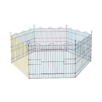 GLEE ΜΕΤΑΛΛΙΚΟ ΠΑΡΚΟ ΠΕΡΙΟΡΙΣΜΟΥ ΕΚΠΑΙΔΕΥΣΗΣ ΠΟΛΥΧΡΩΜΟ 6pcs x 60x60cm