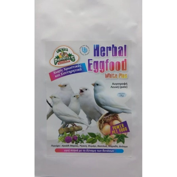 EVIA PARROTS HERBAL EGGFOOD WHITE PLUS 1kg