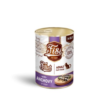 FISI ADULT CAT WET FOOD ΦΙΛΕΤΟ ΓΑΥΡΟΣ ΣΕ ΖΕΛΕ 400gr FISI ADULT CAT WET FOOD ΦΙΛΕΤΟ ΓΑΥΡΟΣ ΣΕ ΖΕΛΕ 400gr