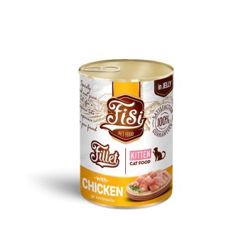 FISI KITTEN WET FOOD ΦΙΛΕΤΟ ΚΟΤΟΠΟΥΛΟ ΣΕ ΖΕΛΕ 400gr FISI KITTEN WET FOOD ΦΙΛΕΤΟ ΚΟΤΟΠΟΥΛΟ ΣΕ ΖΕΛΕ 400gr