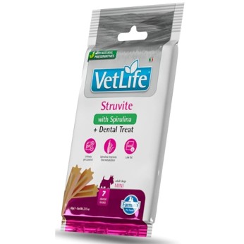 VET LIFE DENTAL TREAT STRUVITE ADULT MINI DOG 7 STICKS 60gr VET LIFE DENTAL TREAT STRUVITE ADULT MINI DOG 7 STICKS 60gr