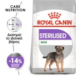ROYAL CANIN STERILISED MINI ADULT DOG 8kg ROYAL CANIN STERILISED MINI ADULT DOG 8kg