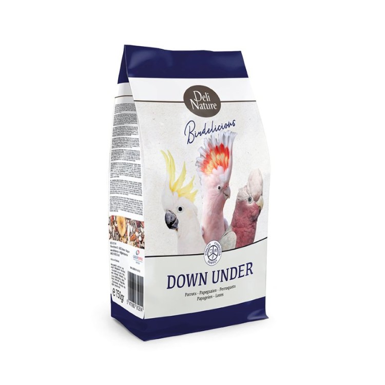 DELI NATURE BIRDELICIOUS PARROTS DOWN UNDER 750gr