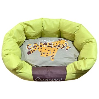 PET CAMELOT TOUCHDOG BOU BOU ΚΡΕΒΑΤΑΚΙ YELLOW XLARGE 80x65x27cm
