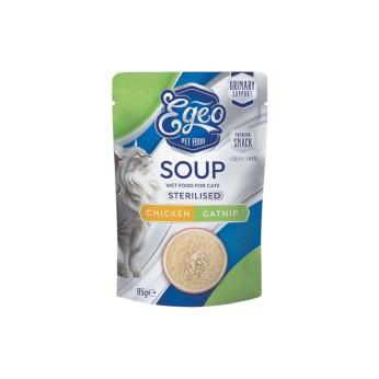 EGEO STERILISED ADULT CAT SOUP ΚΟΤΟΠΟΥΛΟ ΜΕ CATNIP 85gr EGEO STERILISED ADULT CAT SOUP ΚΟΤΟΠΟΥΛΟ ΜΕ CATNIP 85gr