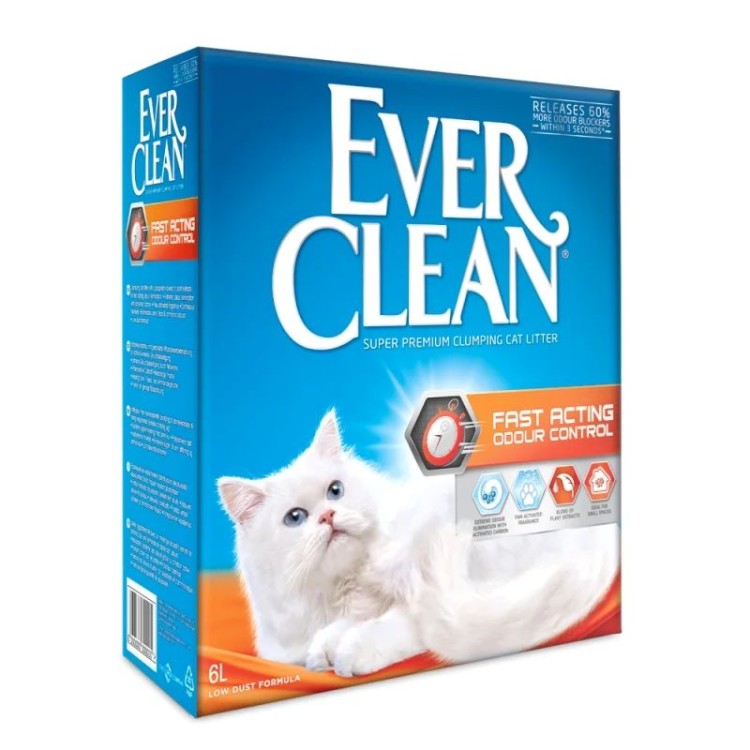 EVER CLEAN FAST ACTING ODOUR CONTROL CAT LITTER 10lt
