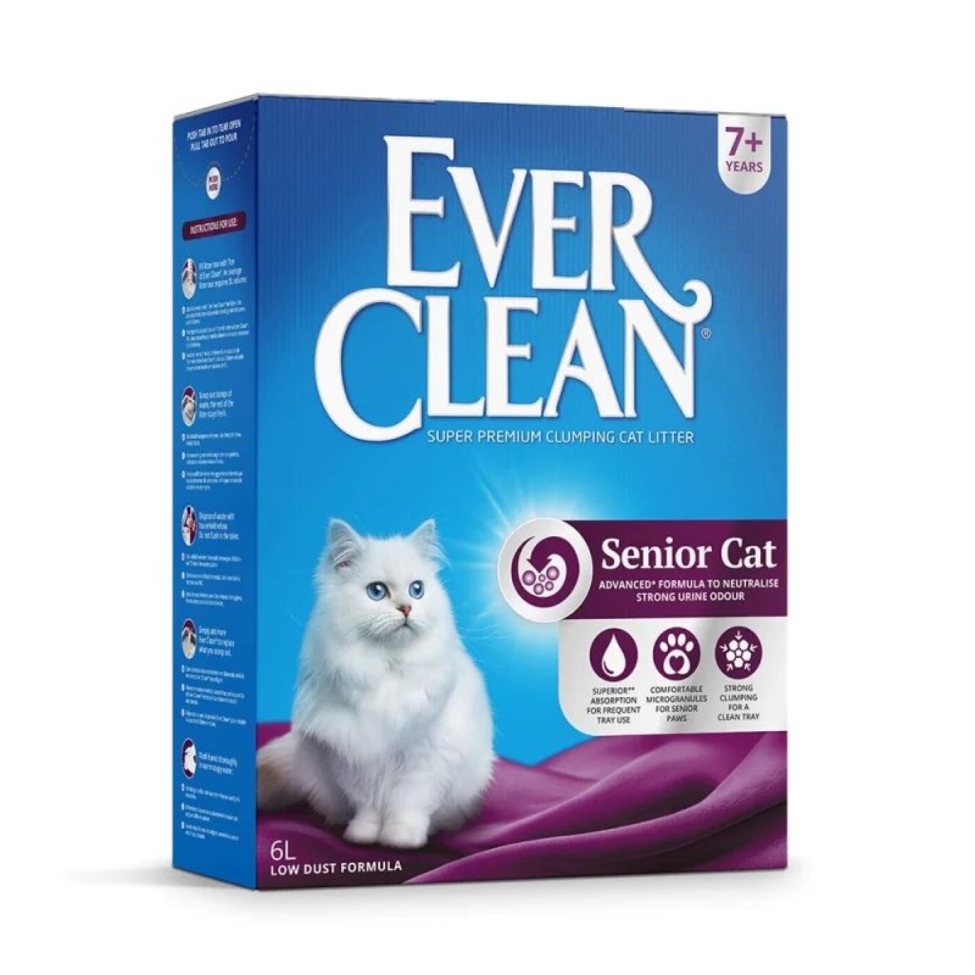 EVER CLEAN SENIOR CAT LITTER ΓΙΑ ΓΑΤΕΣ ΑΝΩ ΤΩΝ 7 ΕΤΩΝ 10lt