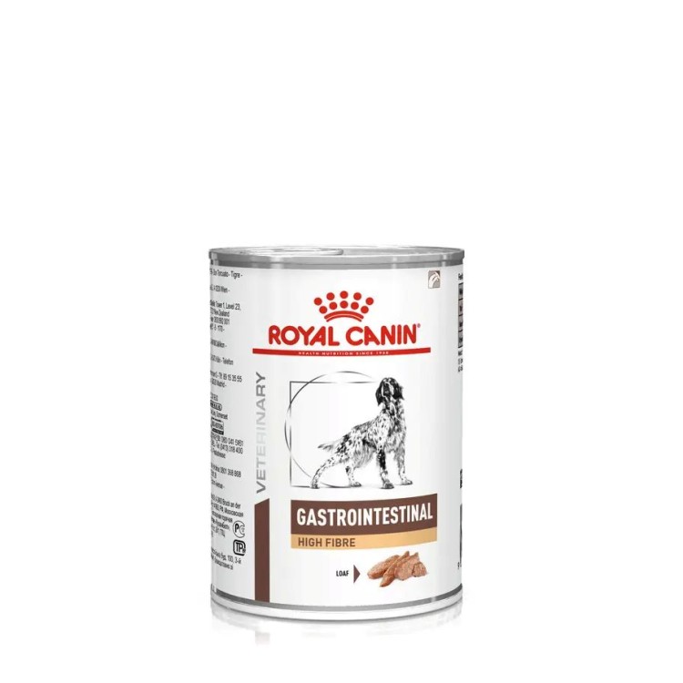 ROYAL CANIN VETERINARY DIET GASTROINTESTINAL HIGH FIBRE ADULT DOG LOAF CAN 410gr