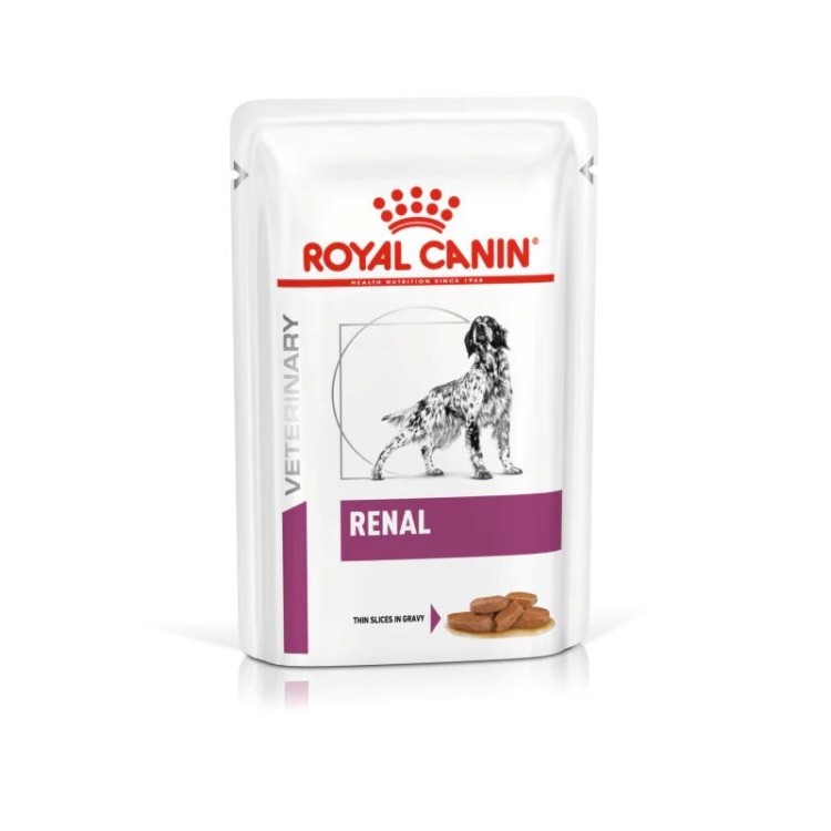 ROYAL CANIN VETERINARY DIET RENAL ADULT DOG THIN SLICES IN GRAVY POUCH 100gr