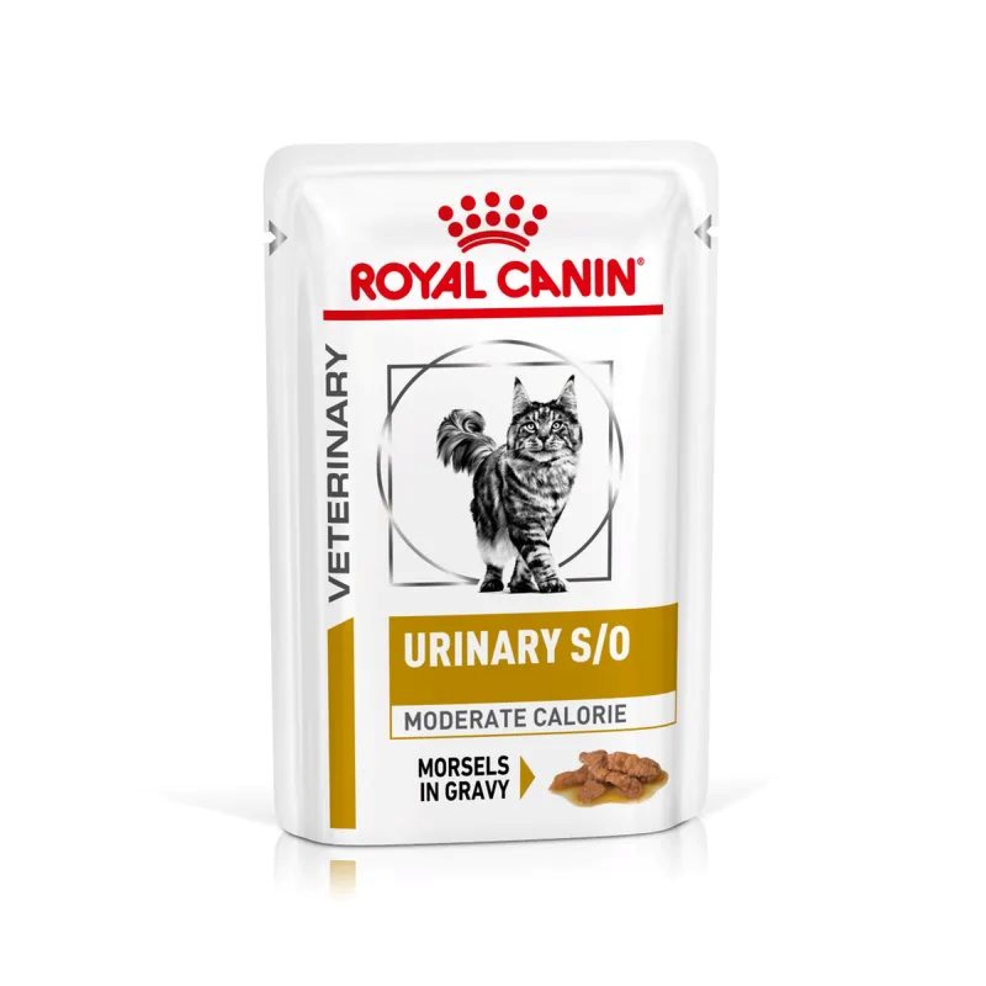 ROYAL CANIN VET DIET URINARY S/O MODERATE CALORIE ADULT CUT MORSELS IN GRAVY 85GR