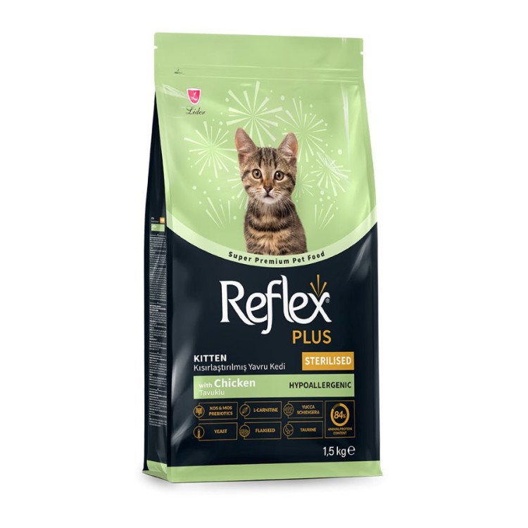 REFLEX PLUS STERILISED HYPOALLERGENIC KITTEN ΚΟΤΟΠΟΥΛΟ 1.5kg