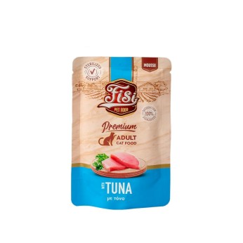 FISI PURE MEAT ADULT CAT WET FOOD MOUSSE ΤΟΝΟΣ 80gr FISI PURE MEAT ADULT CAT WET FOOD MOUSSE ΤΟΝΟΣ 80gr