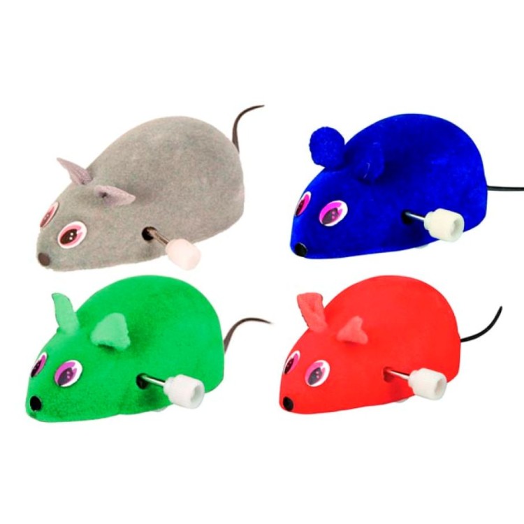 VALUE IMPORTS ΠΑΙΧΝΙΔΙ ΓΑΤΑΣ CLOCKWORK ΠΟΝΤΙΚΙ ΚΟΥΡΔΙΣΤΟ ΜΕ ΡΟΔΕΣ ΜΠΛΕ