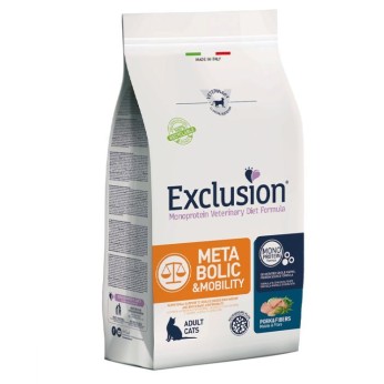 EXCLUSION VETERINARY DIET METABOLIC AND MOBILITY ADULT CAT PORK AND FIBERS 1.5kg EXCLUSION VETERINARY DIET METABOLIC AND MOBILITY ADULT CAT PORK AND FIBERS 1.5kg