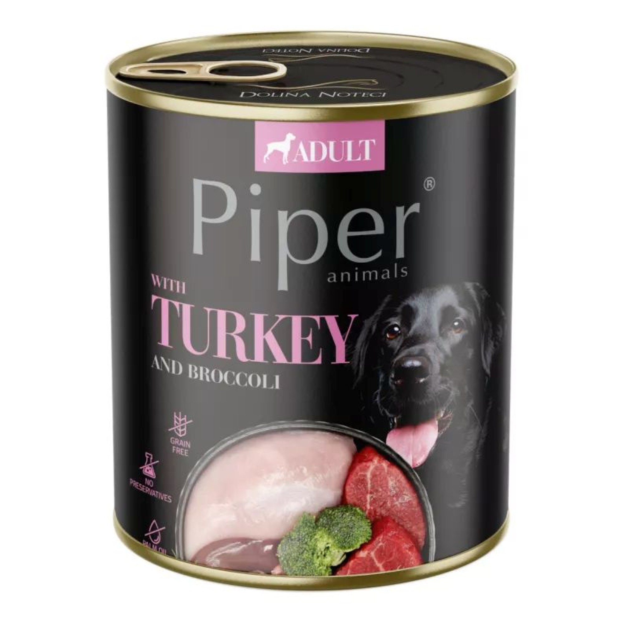 PIPER ADULT DOG WET FOOD ΓΑΛΟΠΟΥΛΑ ΚΑΙ ΜΠΡΟΚΟΛΟ 800gr