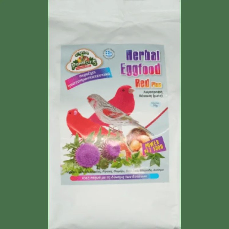 EVIA PARROTS HERBAL EGGFOOD RED PLUS 1kg