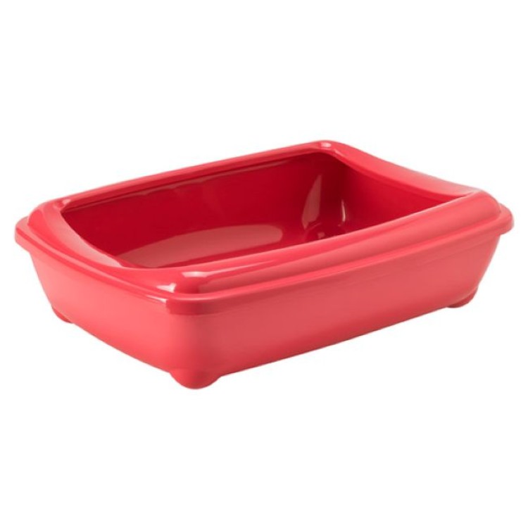 PET CAMELOT MODERNA ΛΕΚΑΝΗ ΓΑΤΑΣ ΜΕ ΠΡΟΣΤΑΤΕΥΤΙΚΟ ΠΛΑΙΣΙΟ ΚΟΡΑΛΙ JUMBO 43x57cm