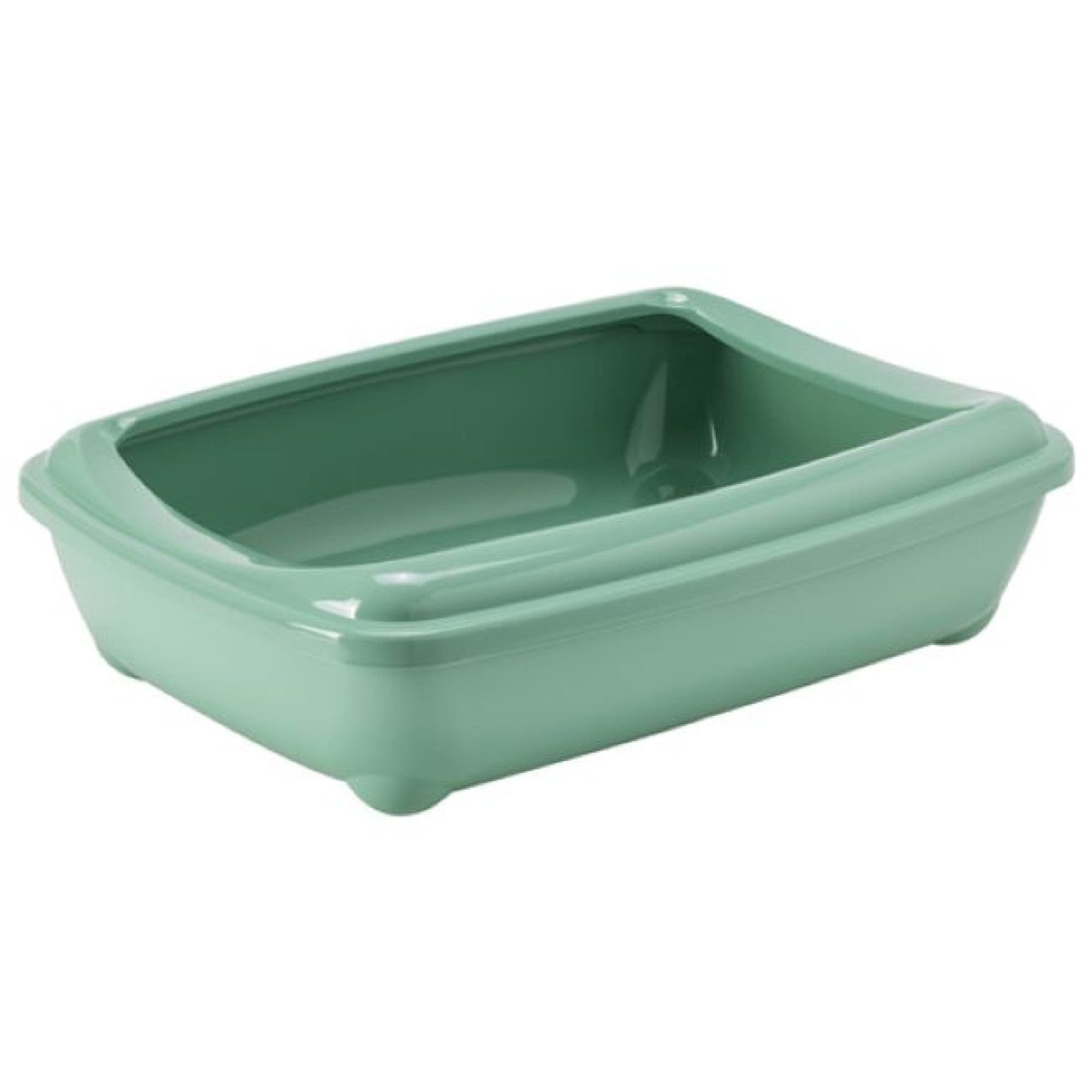 PET CAMELOT MODERNA ΛΕΚΑΝΗ ΓΑΤΑΣ ΜΕ ΠΡΟΣΤΑΤΕΥΤΙΚΟ ΠΛΑΙΣΙΟ ΠΡΑΣΙΝΗ JUMBO 43x57cm