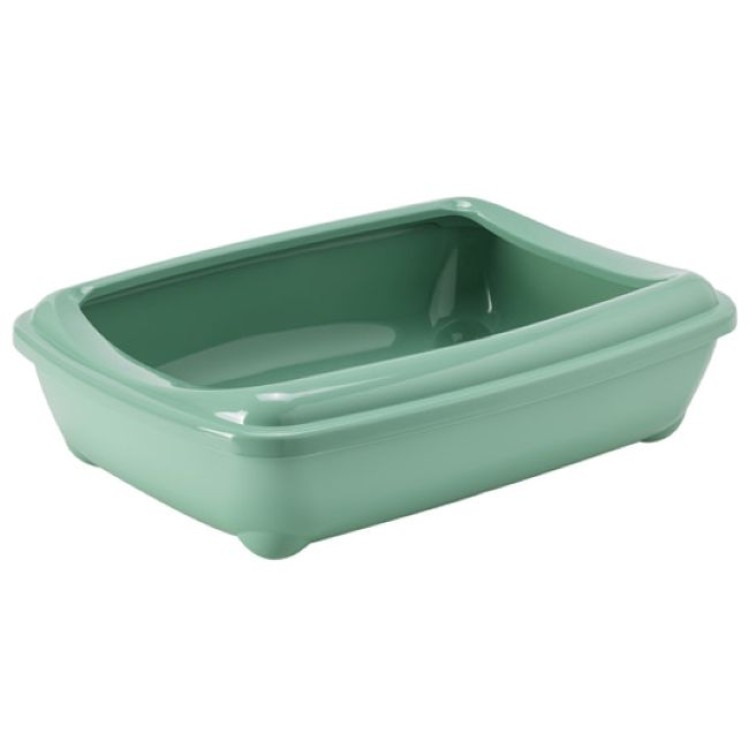 PET CAMELOT MODERNA ΛΕΚΑΝΗ ΓΑΤΑΣ ΜΕ ΠΡΟΣΤΑΤΕΥΤΙΚΟ ΠΛΑΙΣΙΟ ΠΡΑΣΙΝΗ JUMBO 43x57cm