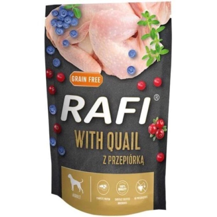 RAFI ADULT DOG WET FOOD ΟΡΤΥΚΙ BLUEBERRY AND CRANBERRY ΠΑΤΕ ΦΑΚΕΛΑΚΙ 500gr RAFI ADULT DOG WET FOOD ΟΡΤΥΚΙ BLUEBERRY AND CRANBERRY ΠΑΤΕ ΦΑΚΕΛΑΚΙ 500gr