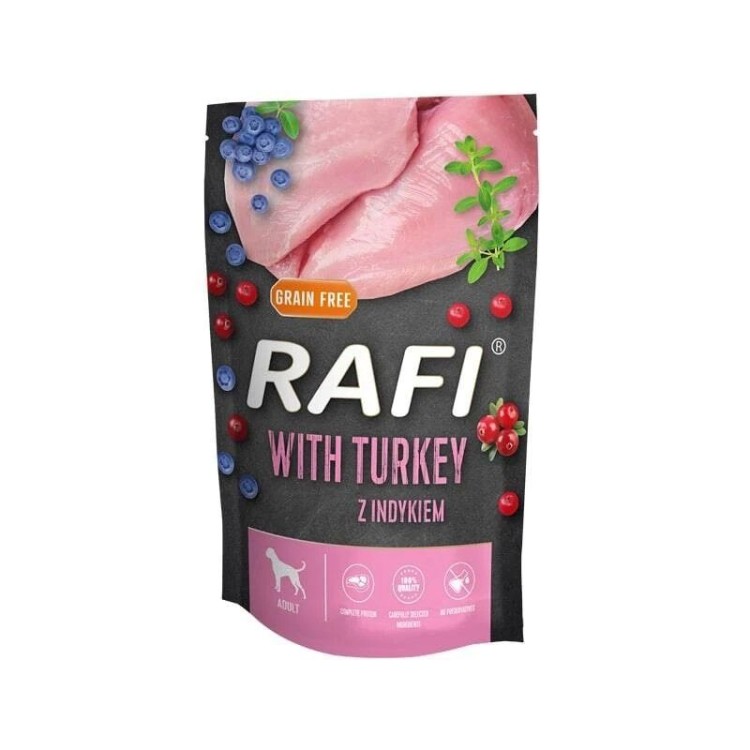 RAFI ADULT DOG WET FOOD ΓΑΛΟΠΟΥΛΑ BLUEBERRY AND CRANBERRY ΠΑΤΕ ΦΑΚΕΛΑΚΙ 500gr RAFI ADULT DOG WET FOOD ΓΑΛΟΠΟΥΛΑ BLUEBERRY AND CRANBERRY ΠΑΤΕ ΦΑΚΕΛΑΚΙ 500gr