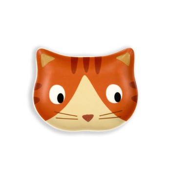 GLEE KITTY ΠΙΑΤΟ ΚΕΡΑΜΙΚO ΓΑΤΑΣ ΠΟΡΤΟΚΑΛΙ