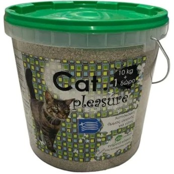 CAT PLEASURE ΛΕΠΤΟΚΟΚΚΗ ΑΜΜΟΣ ΓΑΤΑΣ 10kg KAI 1kg ΔΩΡΟ CAT PLEASURE ΛΕΠΤΟΚΟΚΚΗ ΑΜΜΟΣ ΓΑΤΑΣ 10kg KAI 1kg ΔΩΡΟ