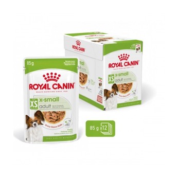 ROYAL CANIN ADULT DOG XSMALL MORSELS IN GRAVY POUCH 12x85gr
